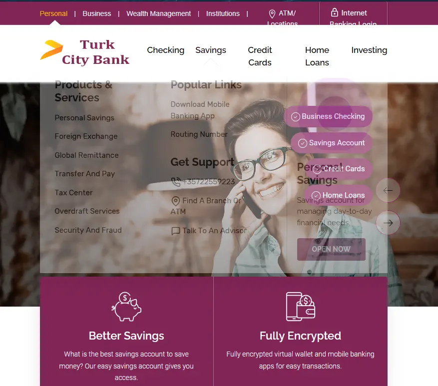 Die Webseite von turkscib.com