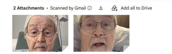 Ein paar Mitleidsbilder vom Krankenbett
